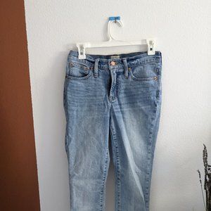 J Crew 9" toothpick jeans